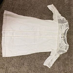 Olive and Oak white midi dress